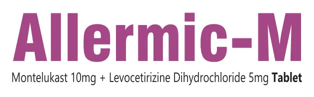 Allermic-M Tablet: Montelukast 10mg + Levocetirizine Dihydrochloride 5mg