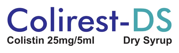 Colirest-DS Dry Syrup: Colistin 25mg/5ml