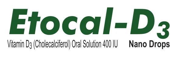 Etocal-D3 Nano Drops: Vitamin D3 (Cholecalciferol) Oral Solution 400 IU