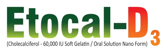Etocal-D3 Soft Gelatin / Oral Solution (Nano Form): Cholecalciferol 60,000 IU