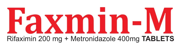Faxmin-M Tablet: Rifaximin 200mg + Metronidazole 400mg