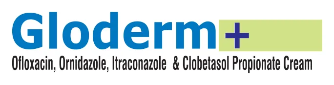 Gloderm+ Cream: Ofloxacin, Ornidazole, Itraconazole & Clobetasol Propionate