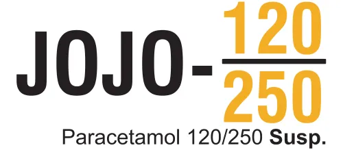 JOJO-120/250 Suspension: Paracetamol 120 / 250