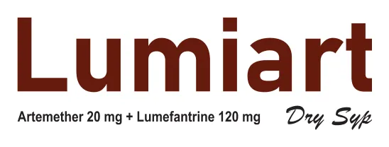 Lumiart Dry Syrup: Artemether 20mg + Lumefantrine 120mg