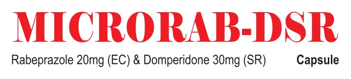 Microrab-DSR Capsule: Rabeprazole 20mg (EC) & Domperidone 30mg (SR)
