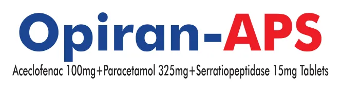 Opiran-APS Tablet: Aceclofenac 100mg + Paracetamol 325mg + Serratiopeptidase 15mg