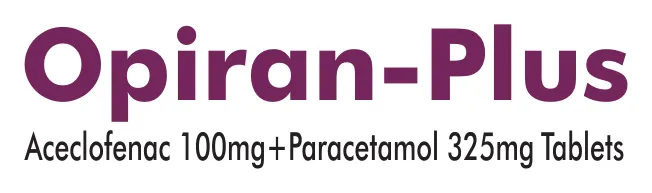 Opiran-Plus Tablet: Aceclofenac 100mg + Paracetamol 325mg