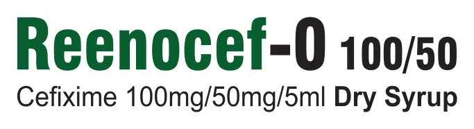 Reenocef-O 100/50 Dry Syrup: Cefixime 100mg / 50mg per 5ml