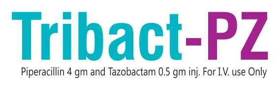 Tribact-PZ Injection: Piperacillin 4gm and Tazobactam 0.5gm (for I.V. use only)