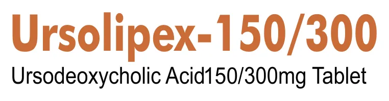 Ursolipex-150/300 Tablet: Ursodeoxycholic Acid 150 / 300mg